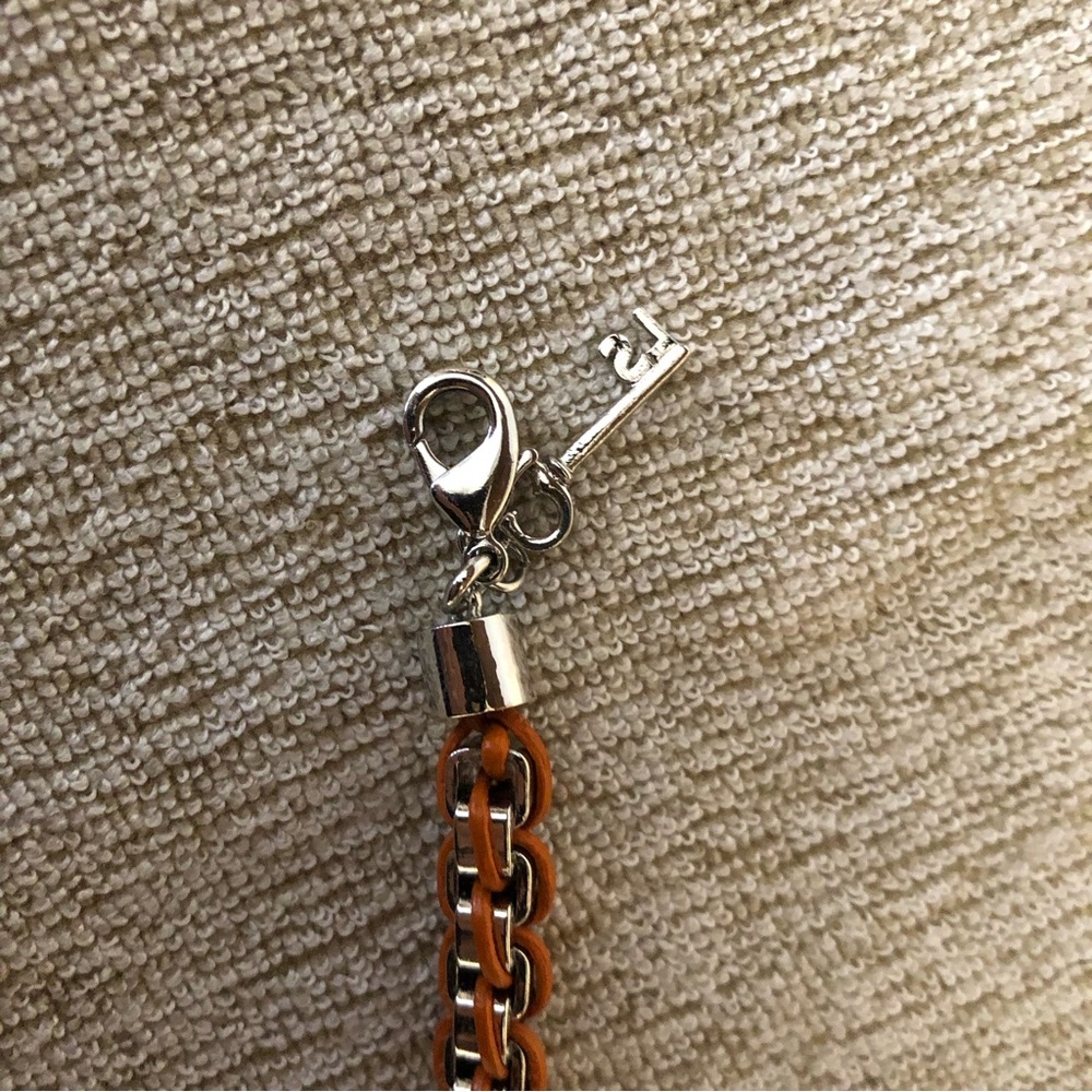 ✂️Lia Sophia Orange/silver bracelet - Picture 4 of 4